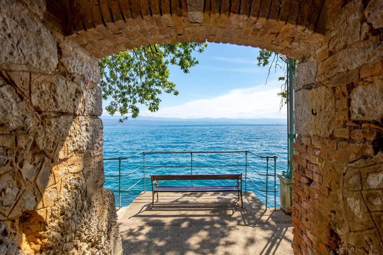 Palm And Palmino Garden Apartments Near Lungo Mare Lovran Croatia